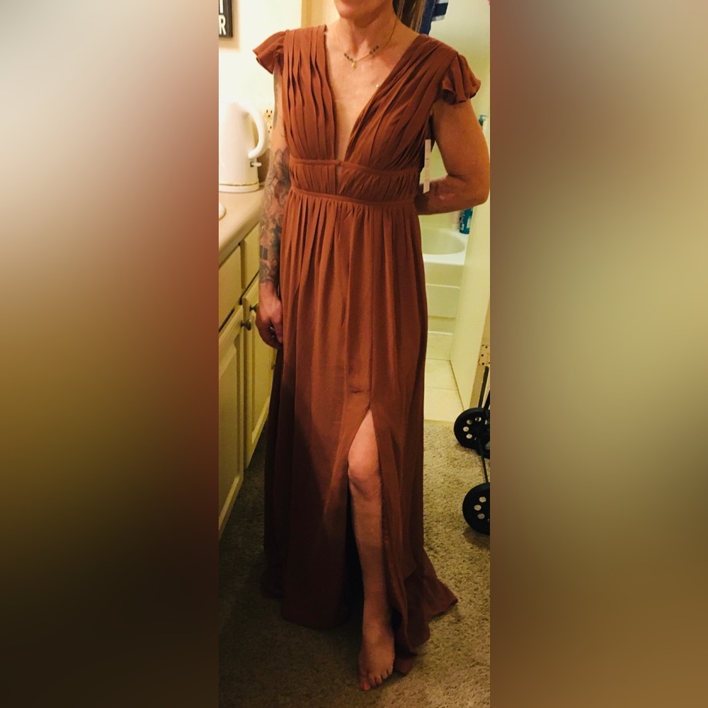 REVELRY - Core Chiffon Maxi Dress